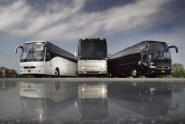 Charter buses fleet